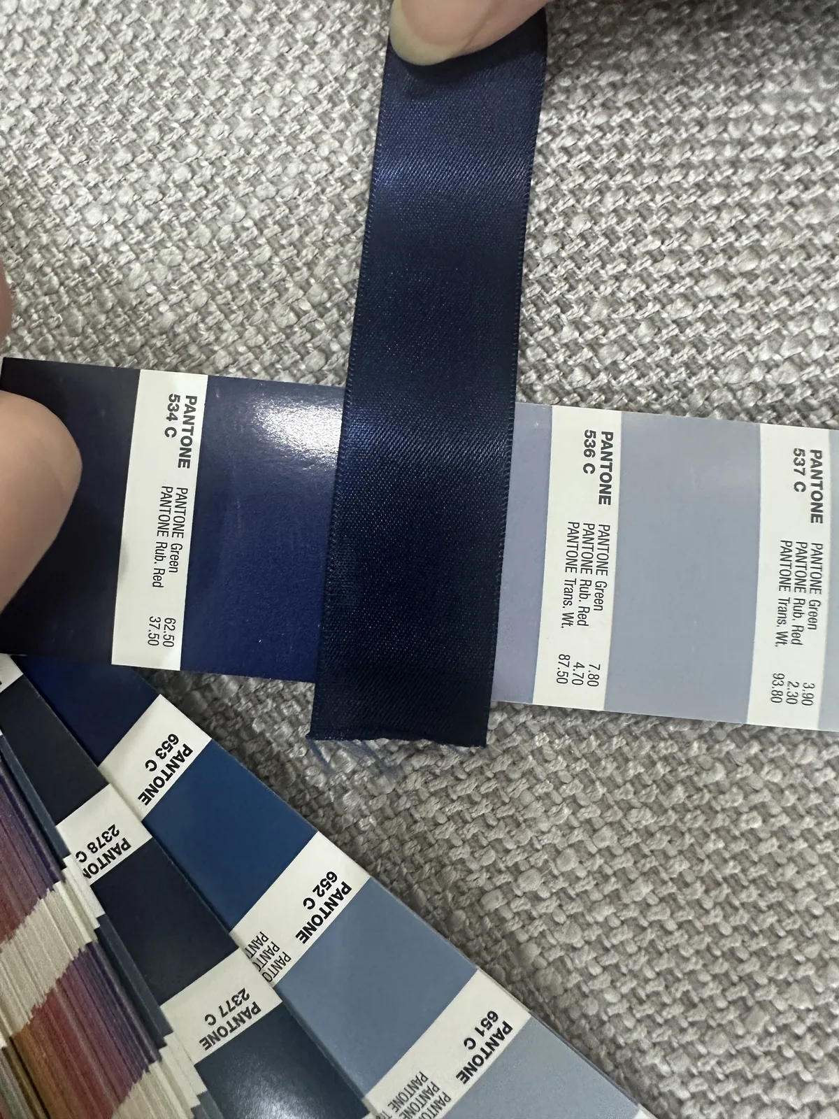 Material and colour review for a premium pet brand sourcing project